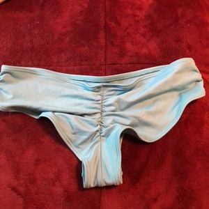 Blue bikini bottoms never worn!